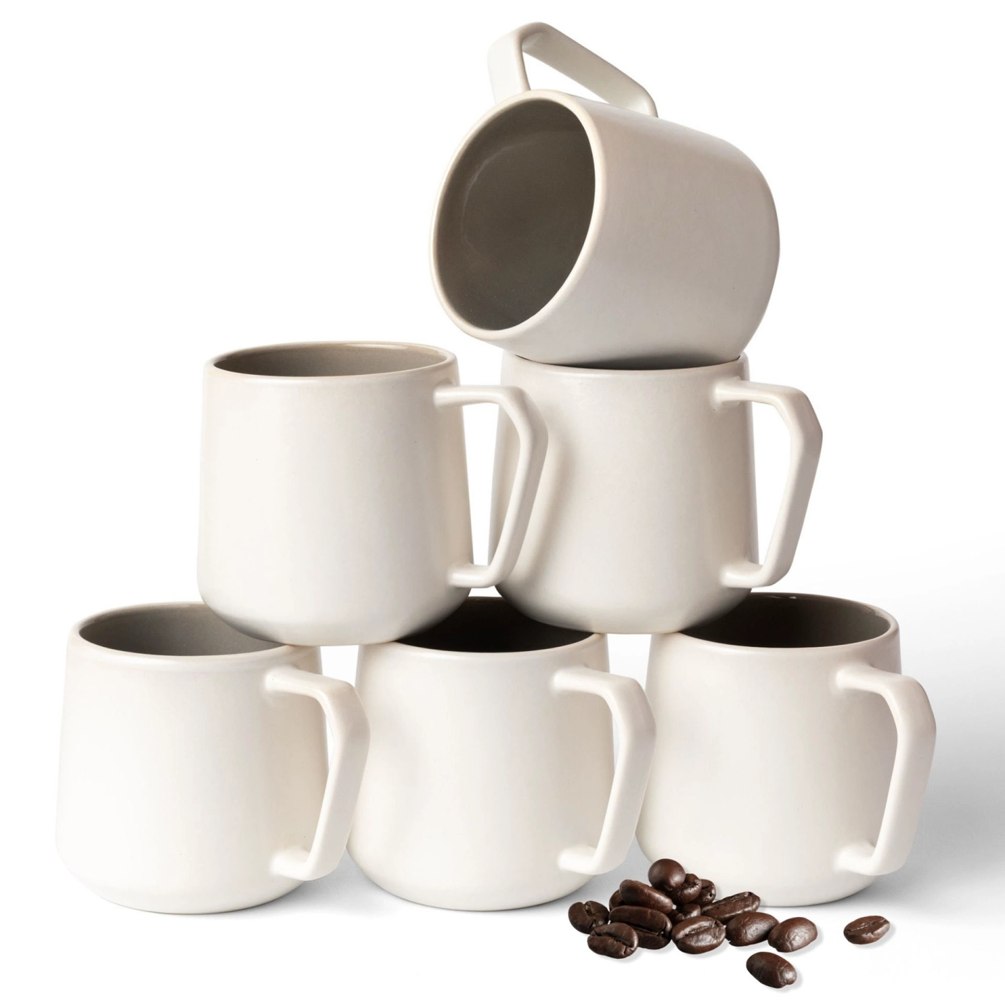 CAVO Kaffeebecher Set 6-teilig Stone