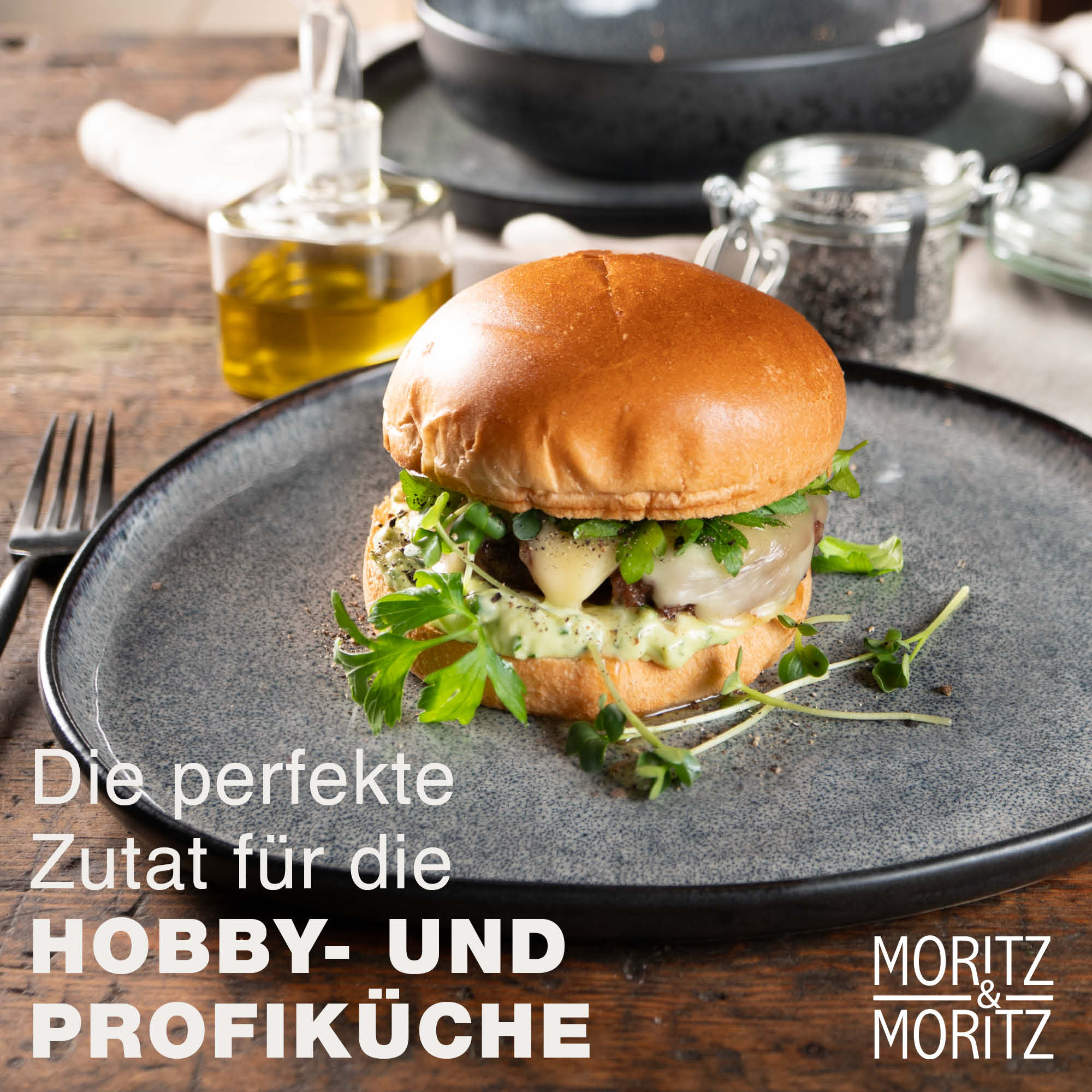 ORGANIC Geschirrset 24-teilig mit Tassen Grau