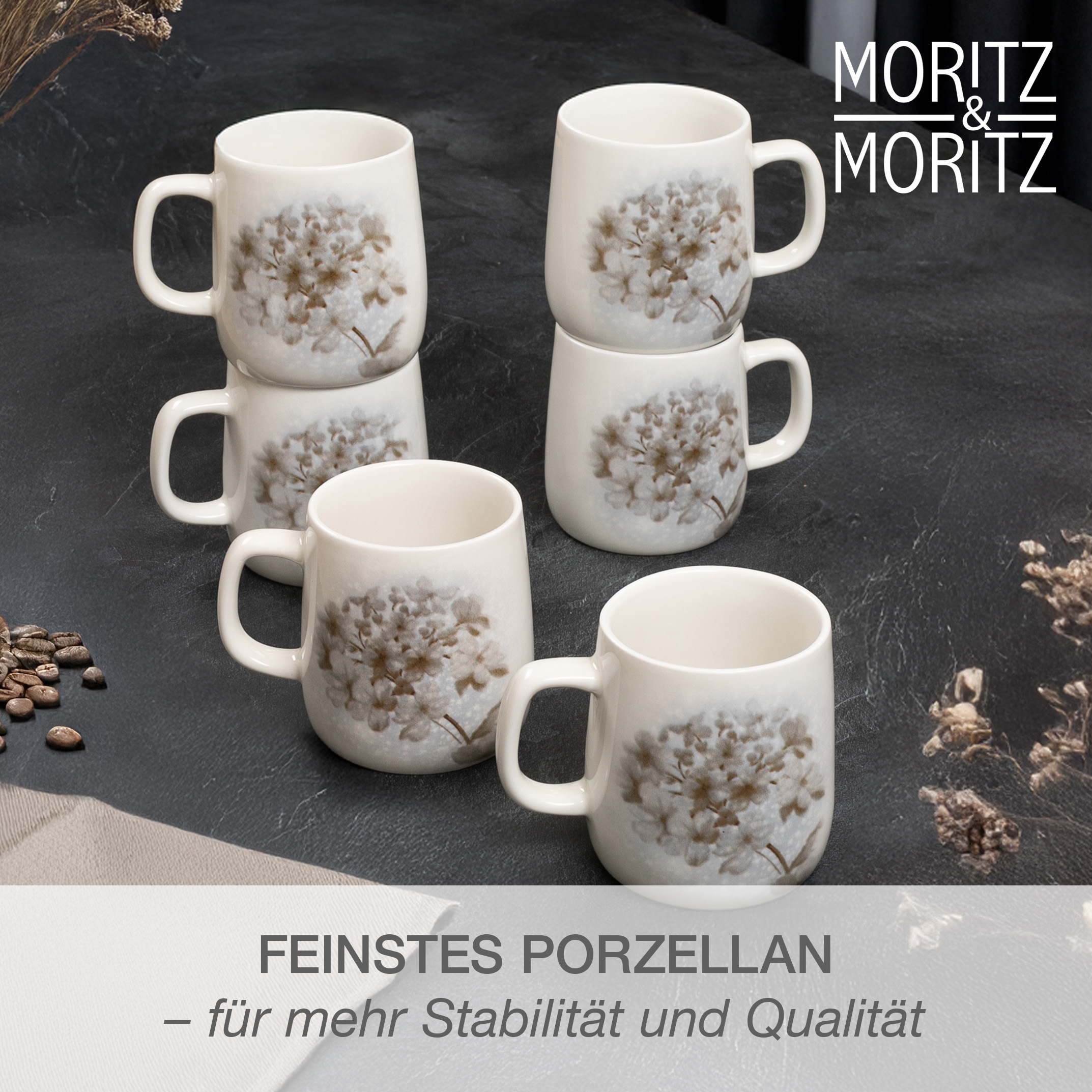 BLOSSOM Kaffebecher 6-teilig