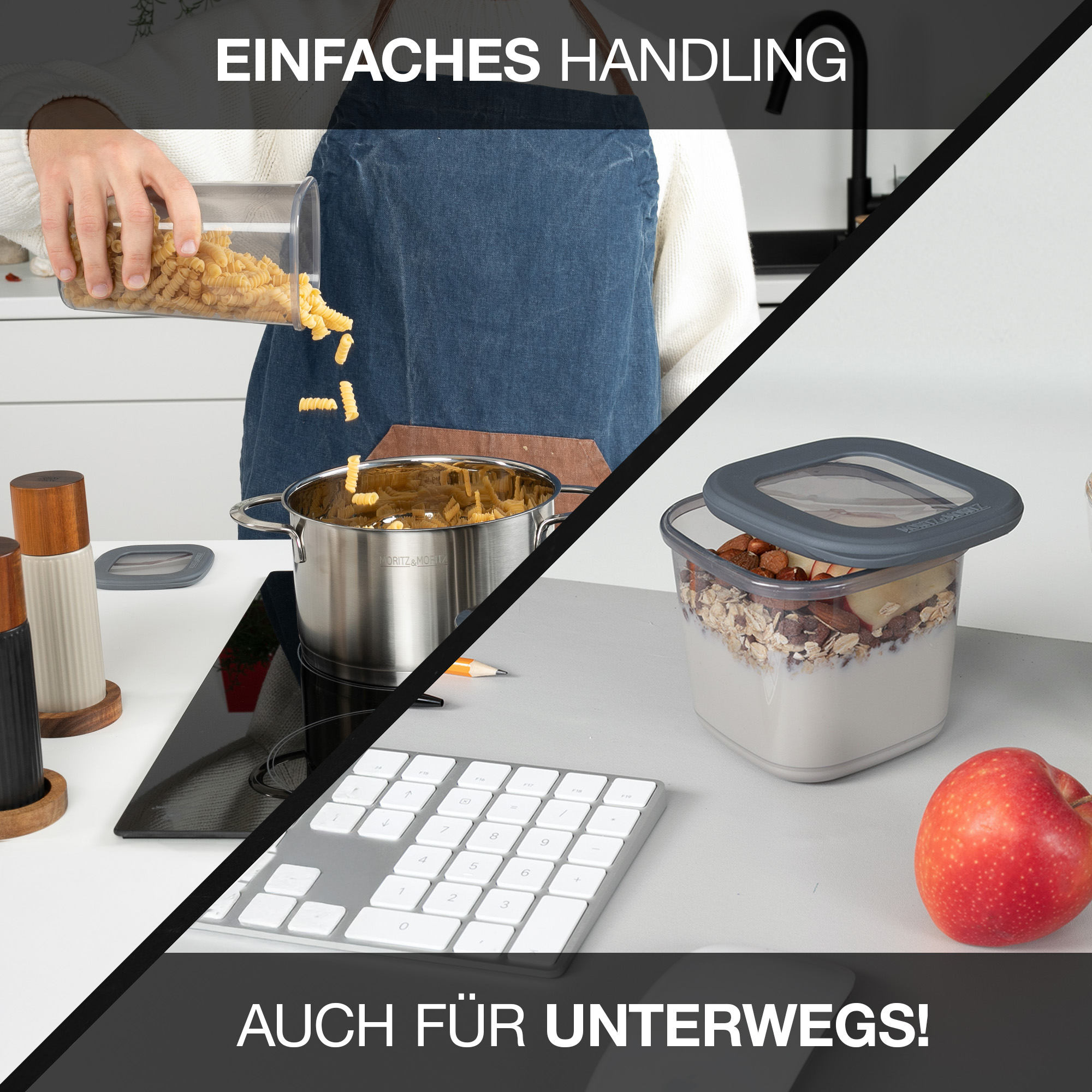 12er Vorratsdosen Set mit Deckel