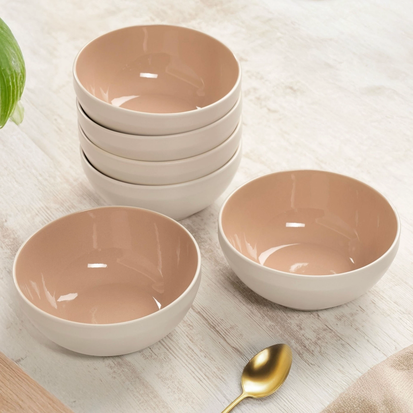 CAVO Müslischalen 6er Set in Almond