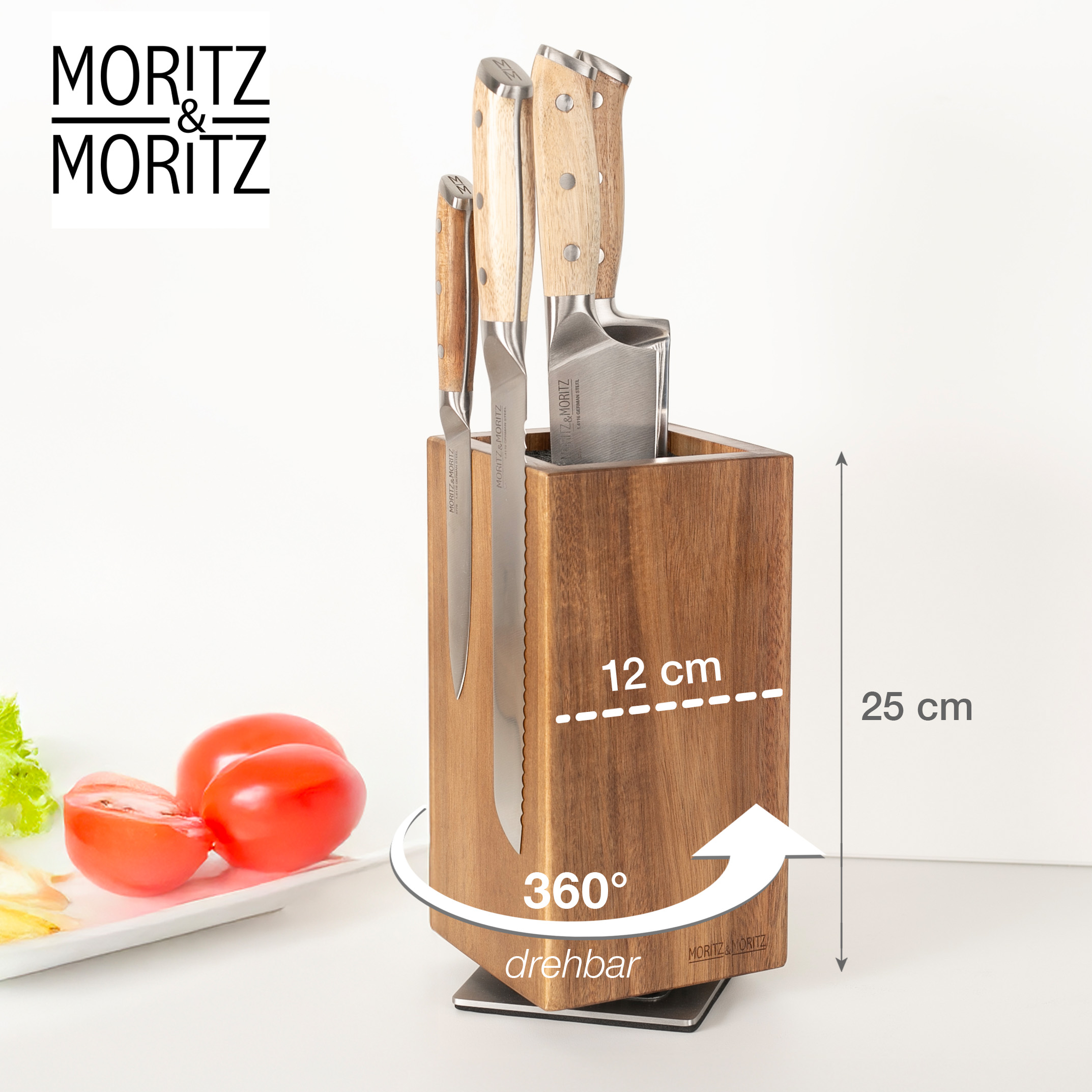 Messerblock Magnetisch 360 Grad