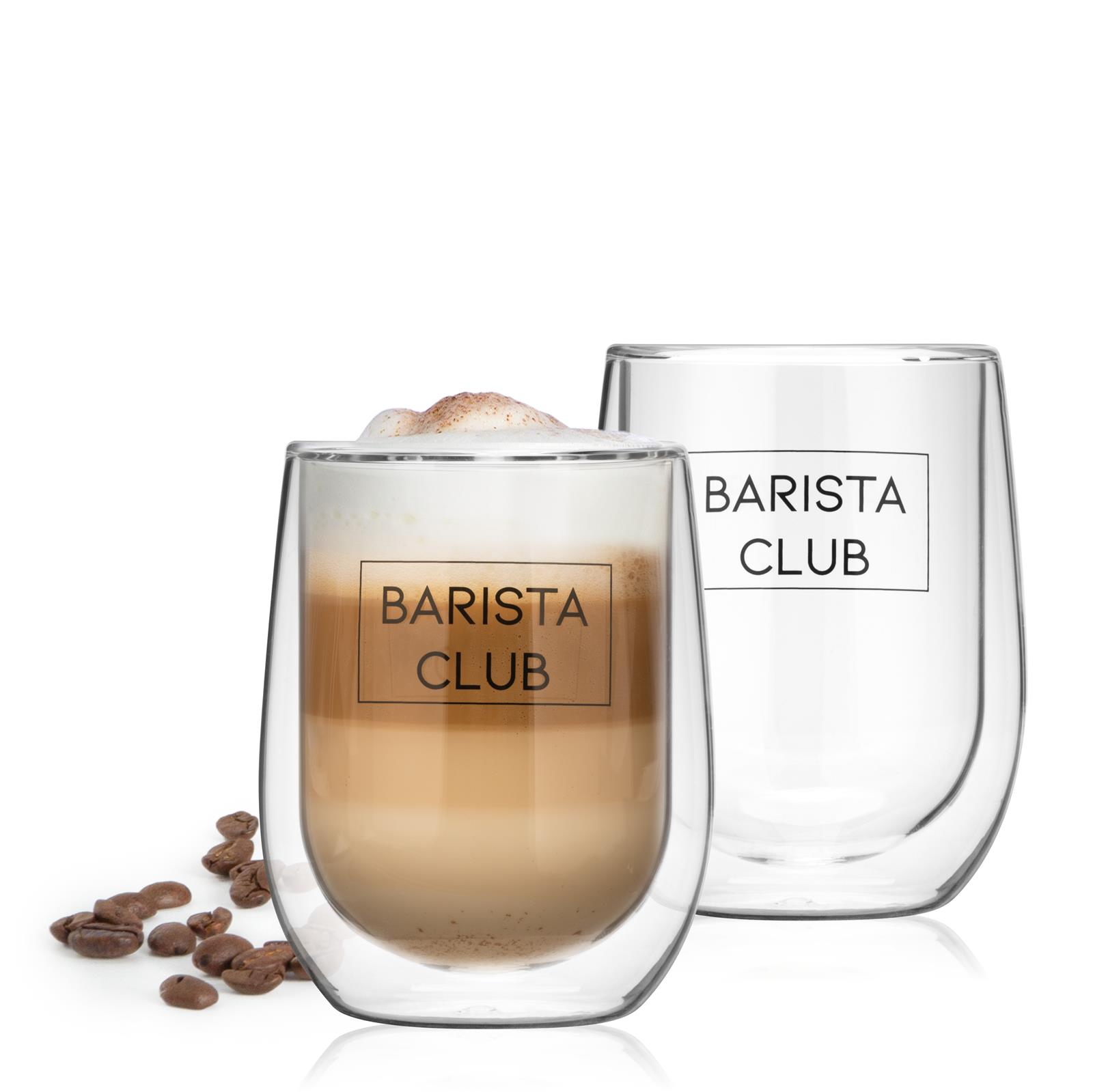 2x Doppelwandige Gläser Barista