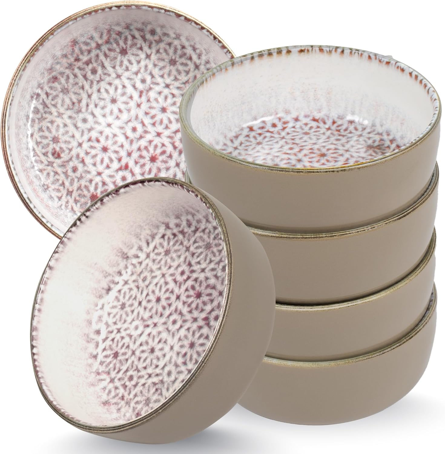 ALHAMBRA Müslibowls 6tlg Rot