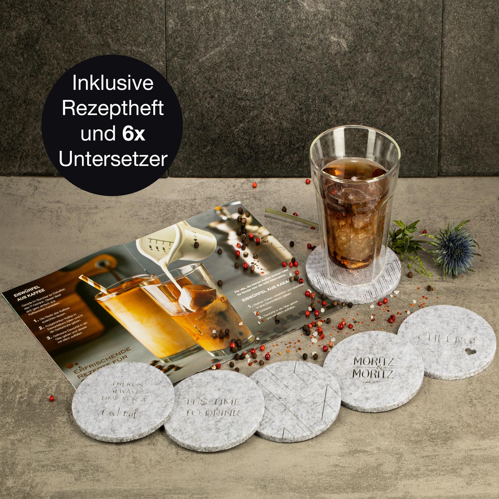 Eiswürfelform in rechteckiger 9-Stück-Konfiguration mit Deckel im 2er-Set