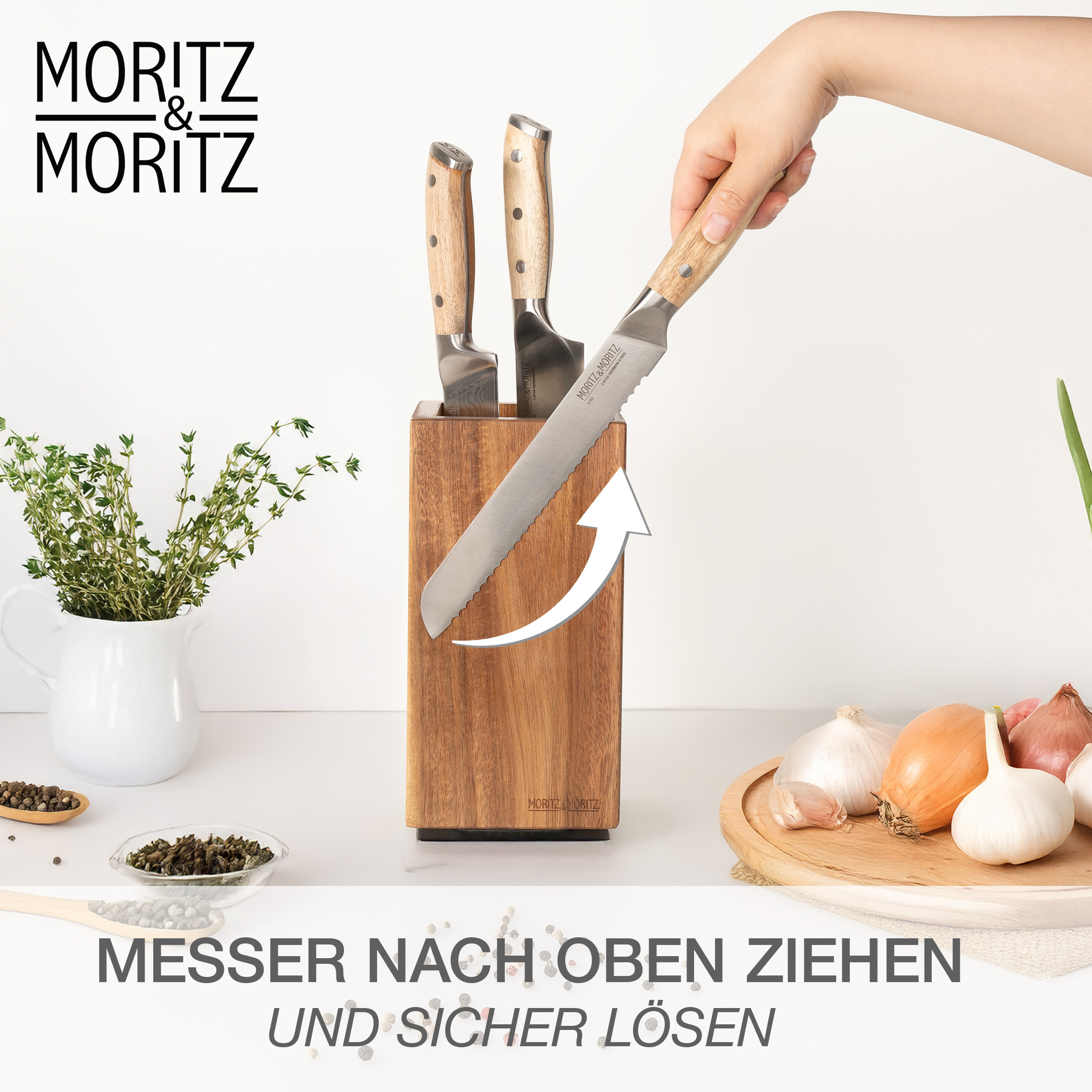 Messerblock Magnetisch 360 Grad