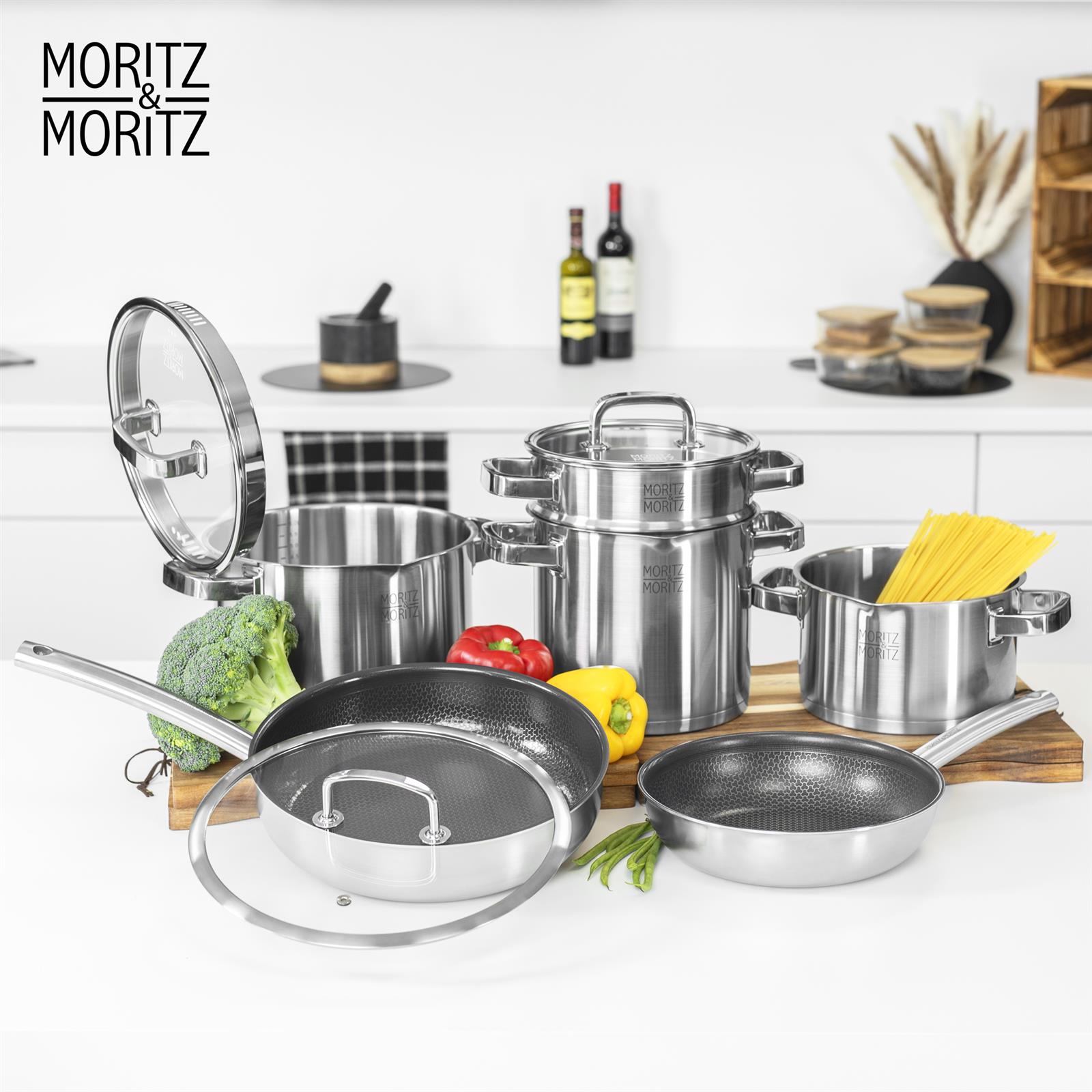 Hochwertige 30cm Wokpfanne mit Deckel für vielseitiges Kochen Wokpfanne mit Deckel 30cm, hochwertige Edelstahlpfanne für asiatische Gerichte, ideal für gesundes Kochen, langlebig und einfach zu reinigen, perfektes Küchengerät für vielfältige kulinarische Kreationen