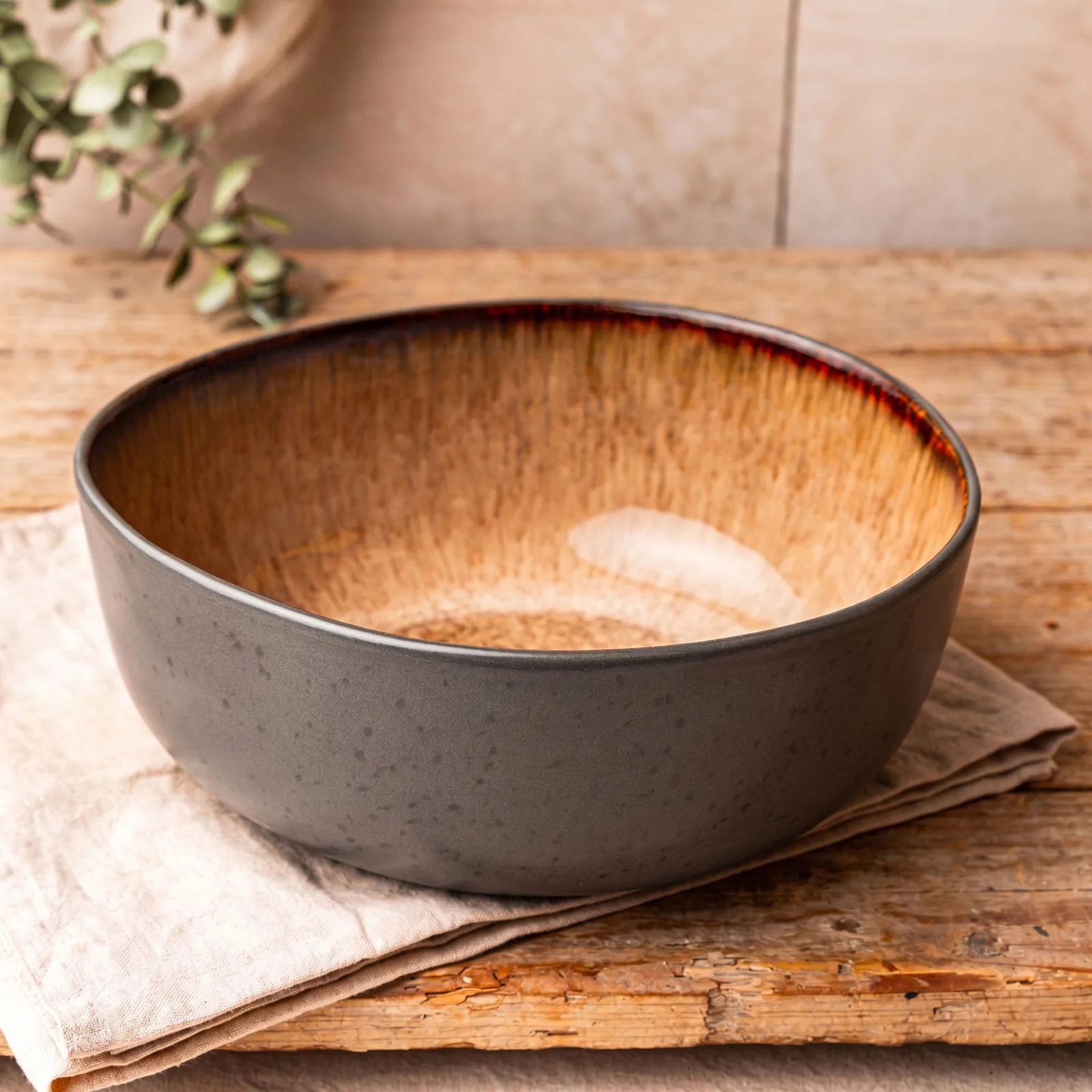 ORGANIC Servierschale 2-teilig Beige, Bild 5