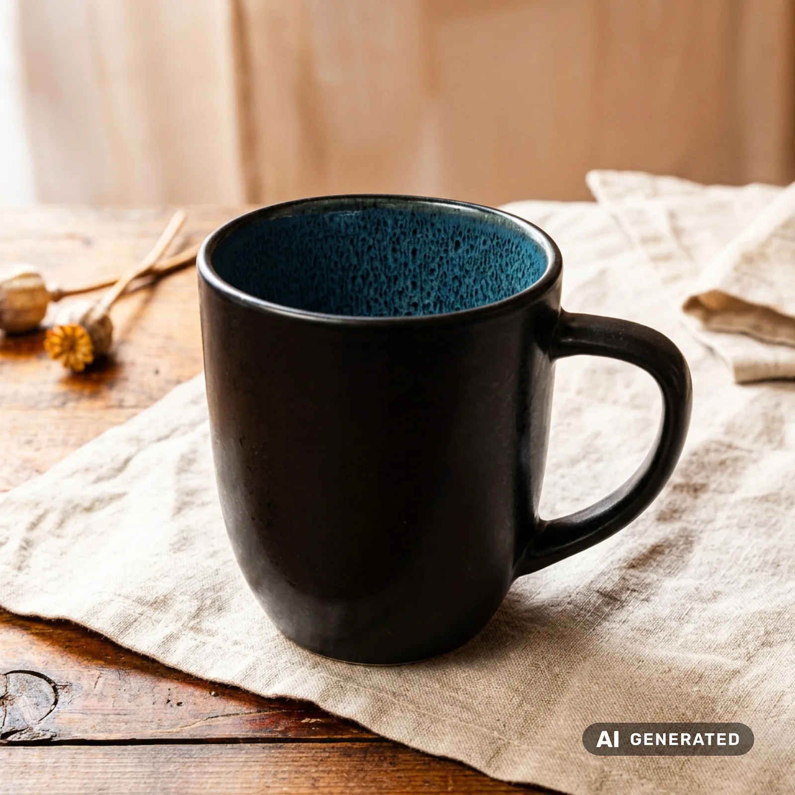 ORGANIC Geschirrset 24-teilig Blau, Bild 6
