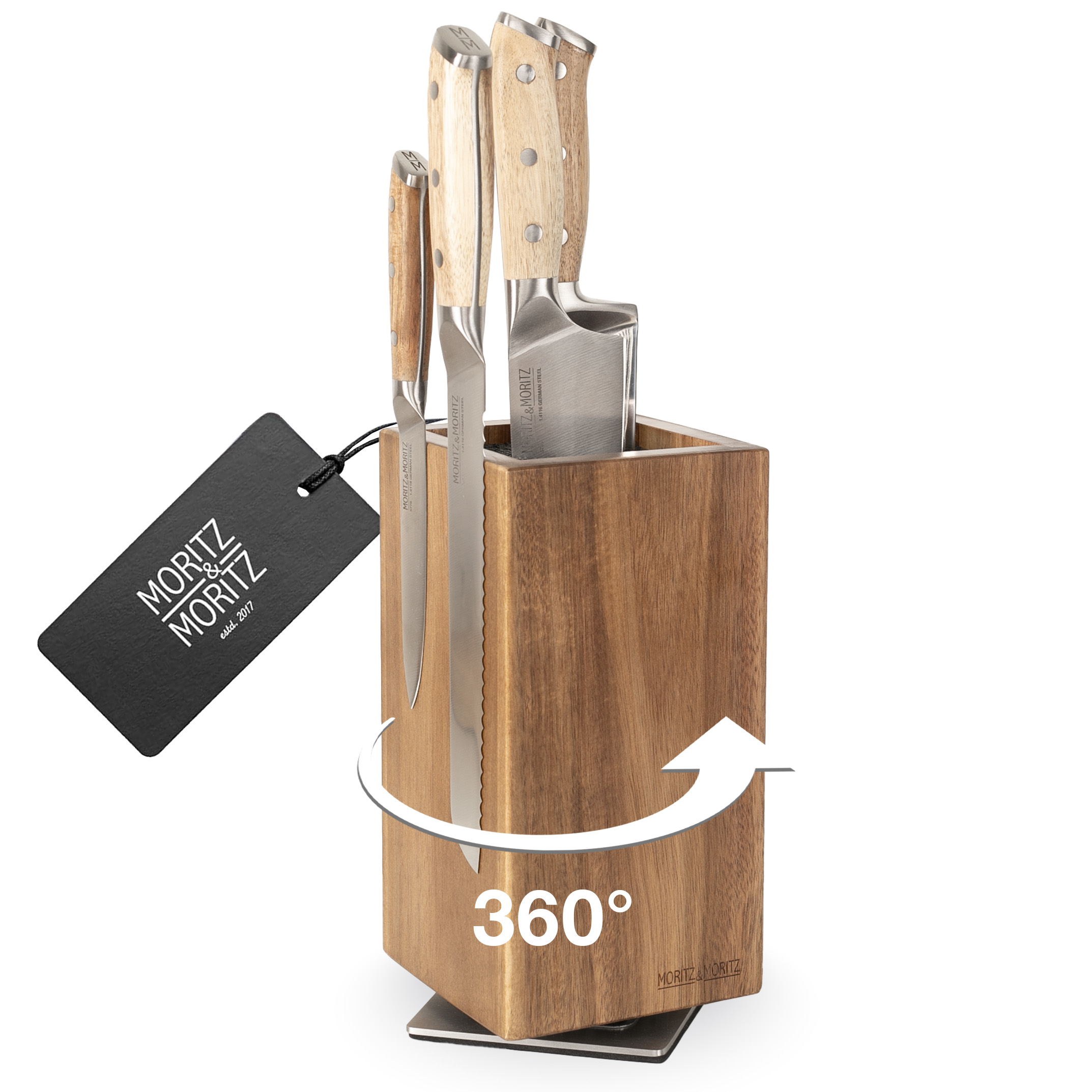 Messerblock Magnetisch 360 Grad