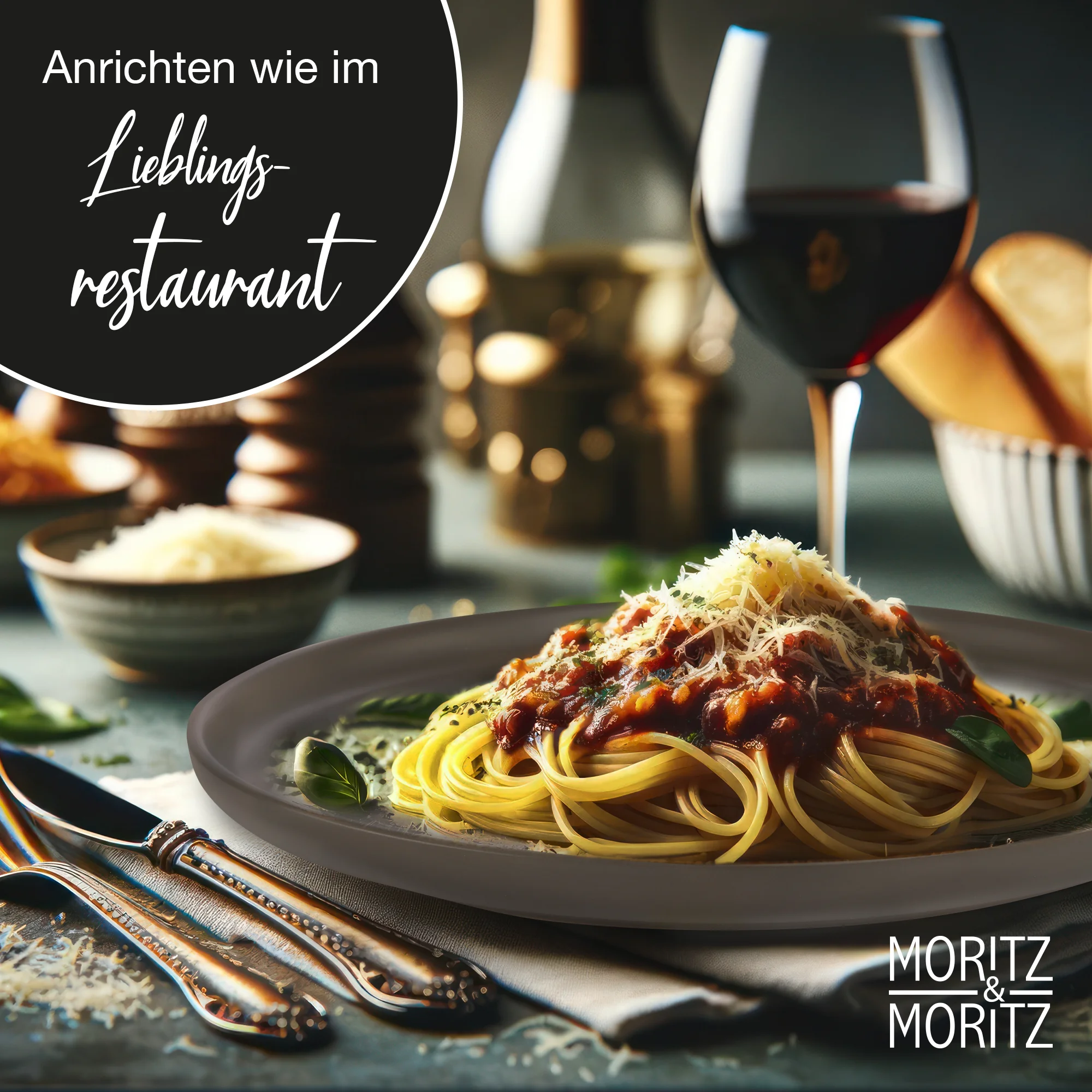 NORDIC 18-teilig Tafel – Service Geschirr Set Grau, zwei schwarze, Pfeffermühlen und Salzstreuer aus Edelstahl