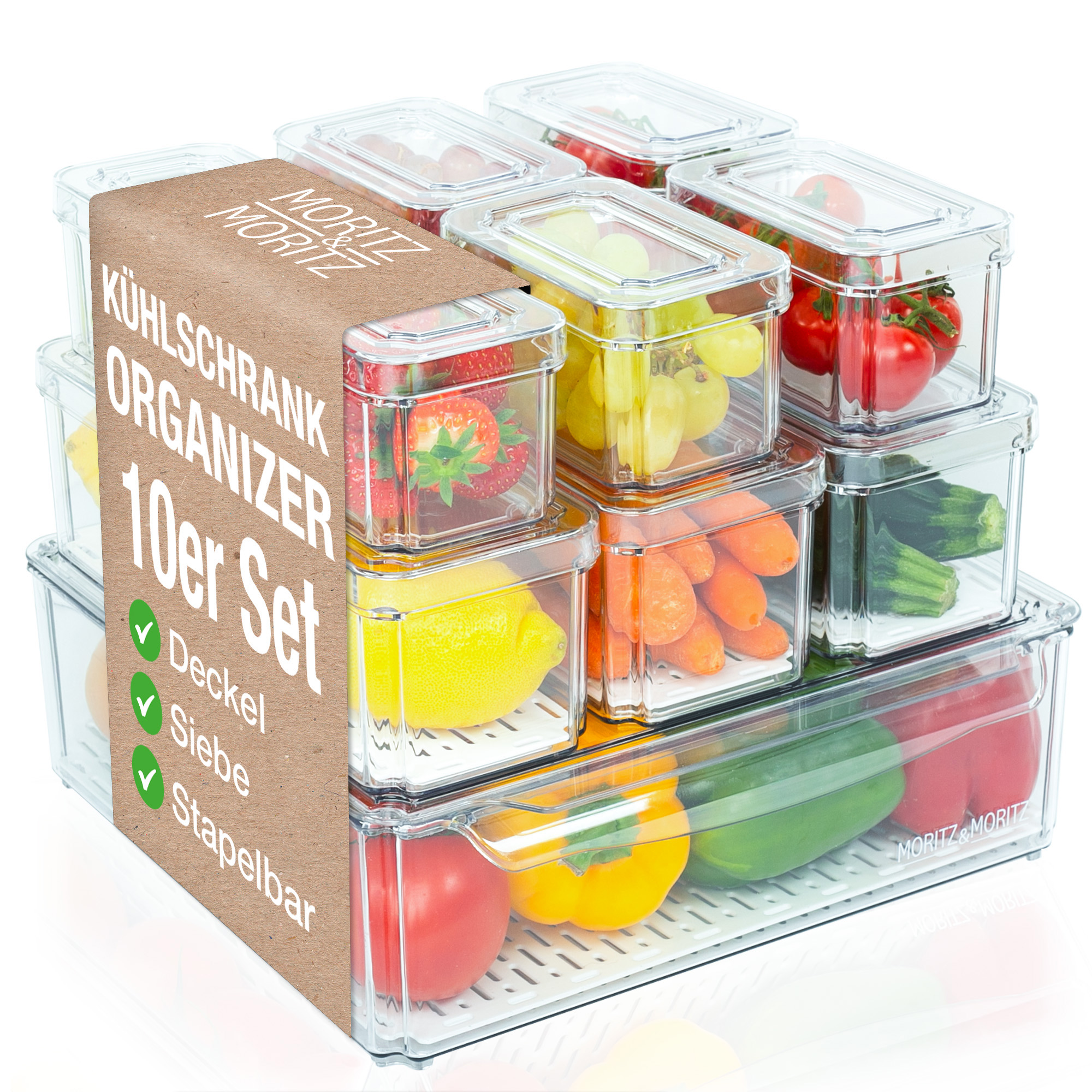Kühlschrankorganizer 10tlg.