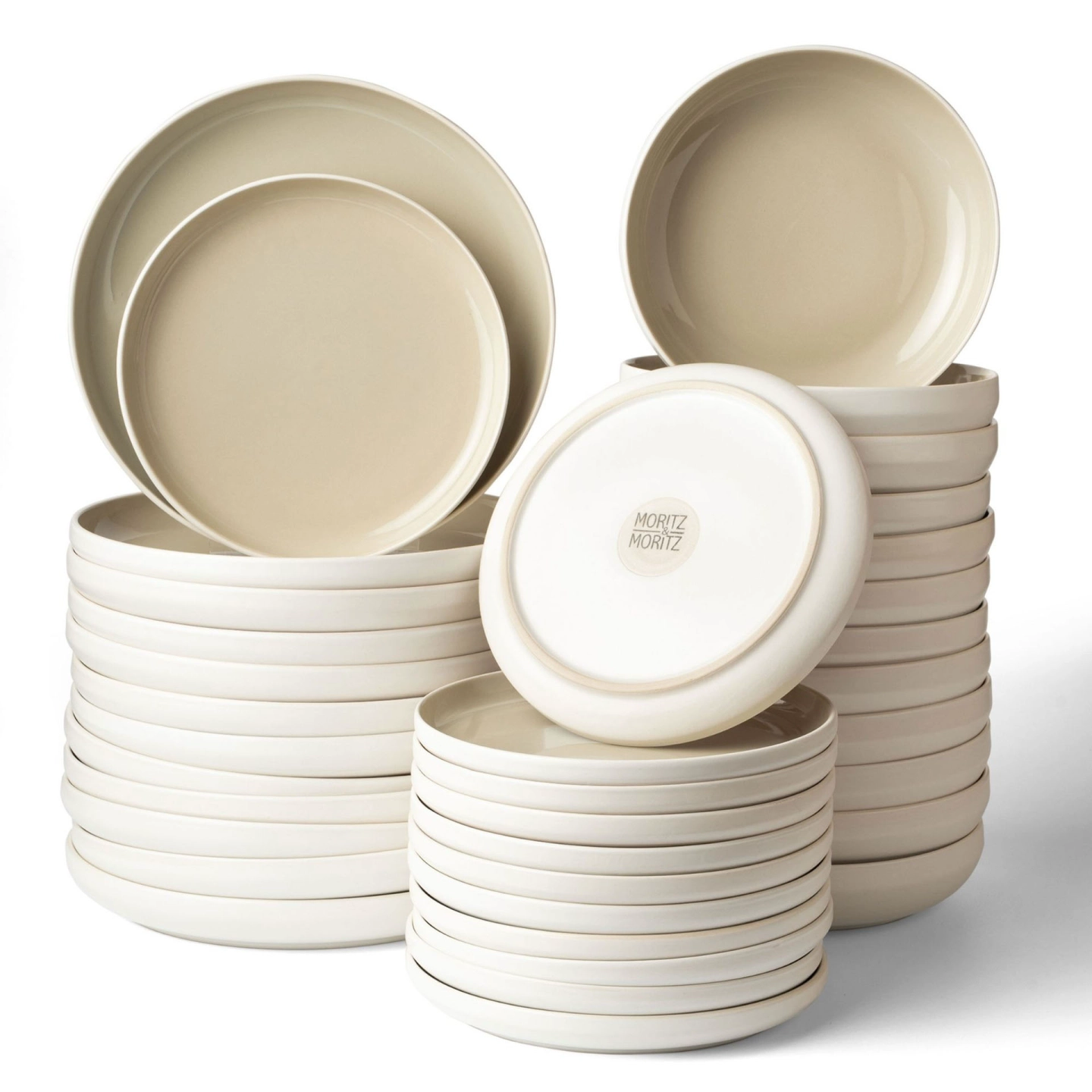 CAVO Geschirrset 36-teilig Sand