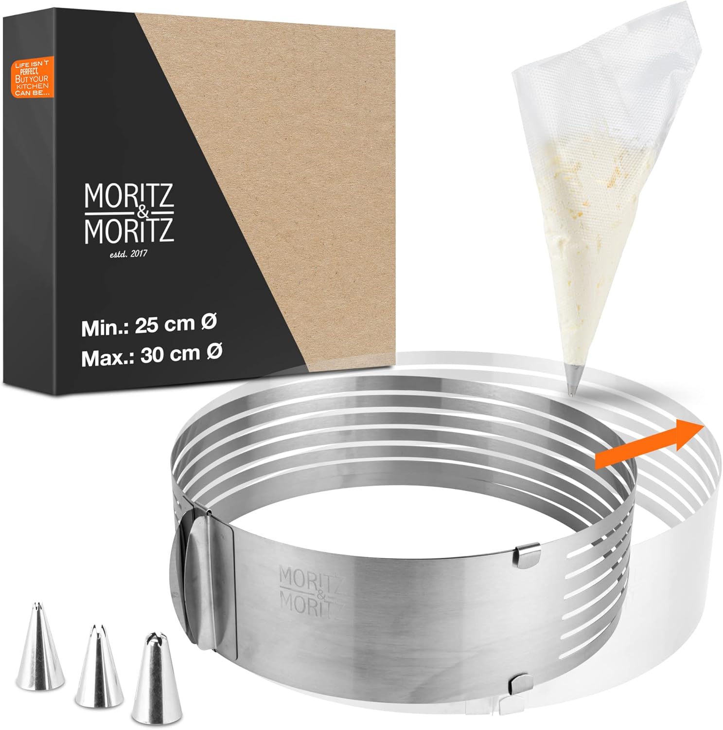 Backrahmen mit Schneidhilfe