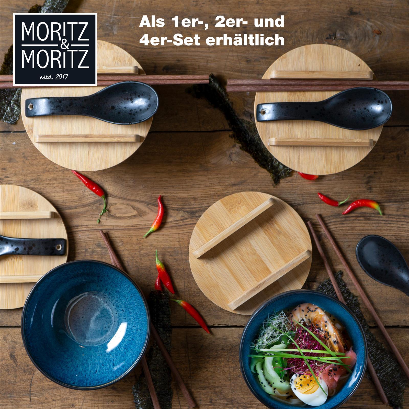 4-teilig, auf gedecktem Tisch bei Tageslicht