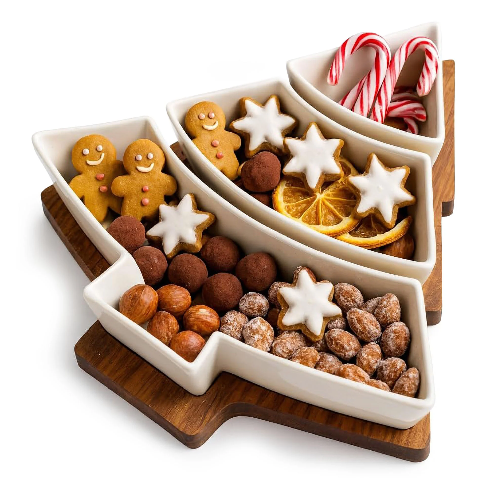 Servierschalen Set Tannenbaum 4-teilig