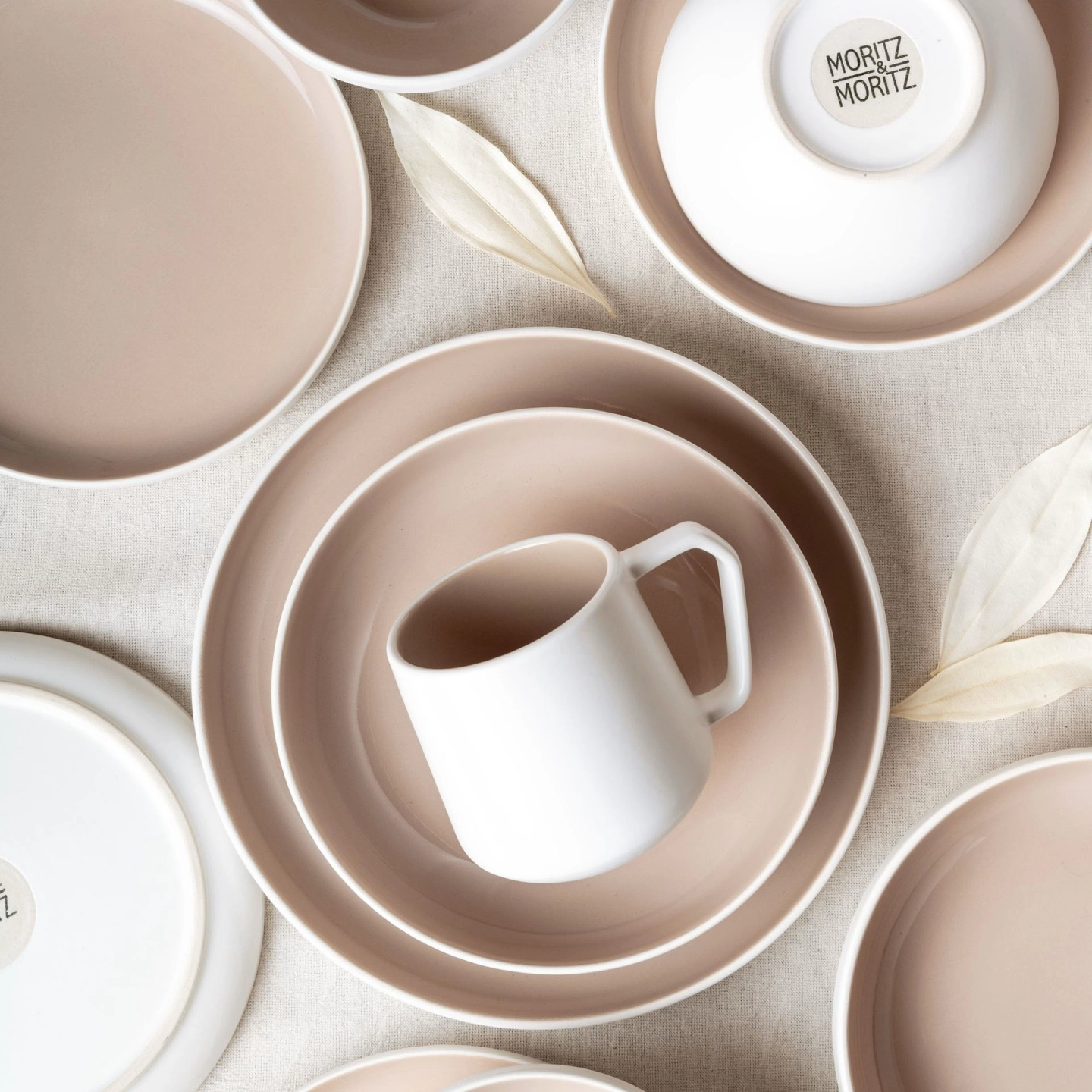 CAVO Kaffeebecher Set 6-teilig Almond
