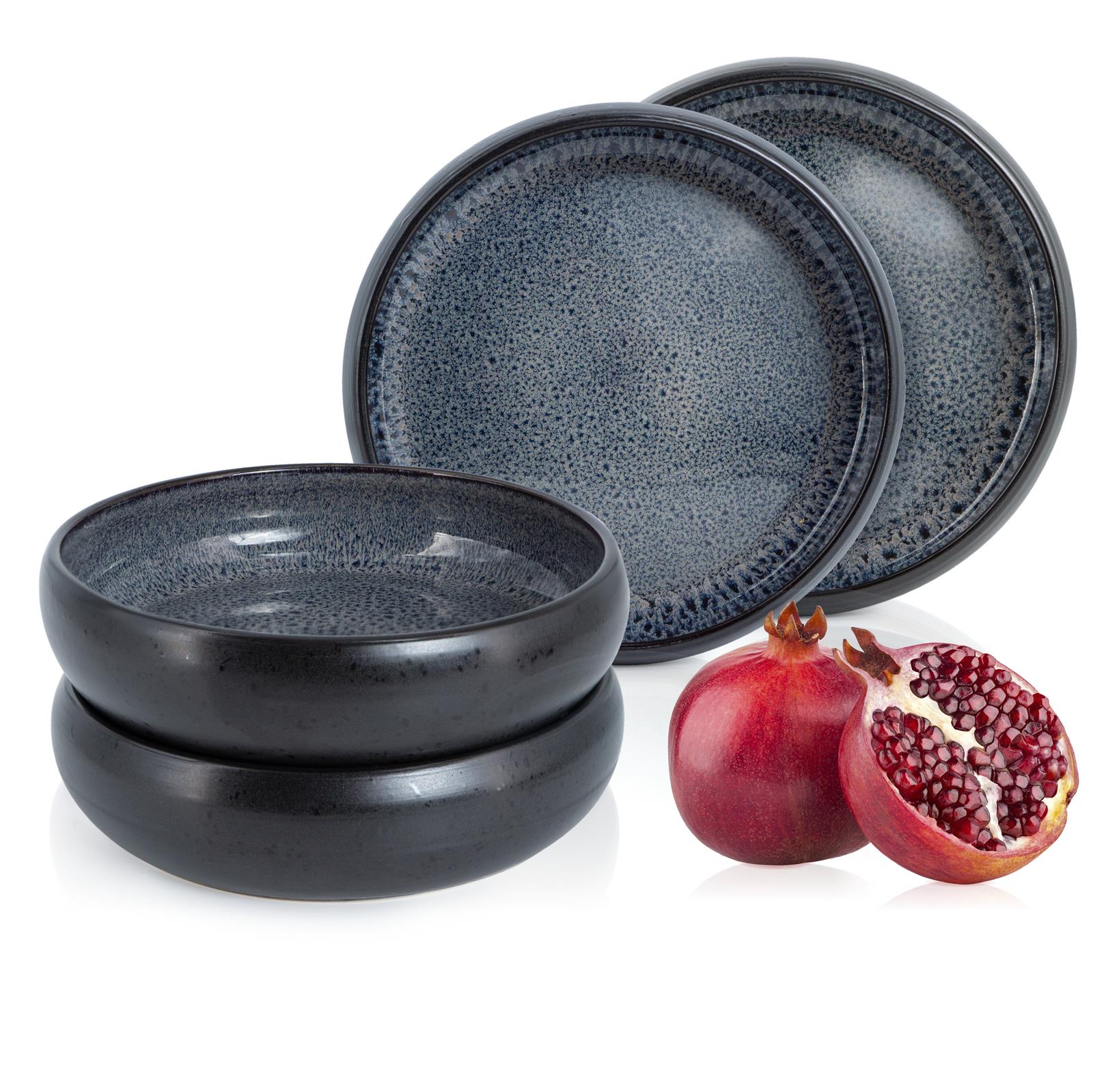 Edler Gourmet Suppenteller in Grau - Hochwertiges Design von Moritz und Moritz Gourmet Suppen Teller in elegantem Grau mit stilvollem, modernen Design, ideal für exquisite Präsentationen von Suppen und feinen Speisen.