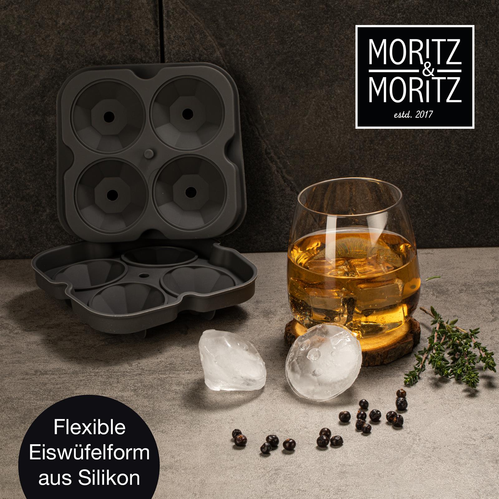 Eiswürfelform, 2-teilig