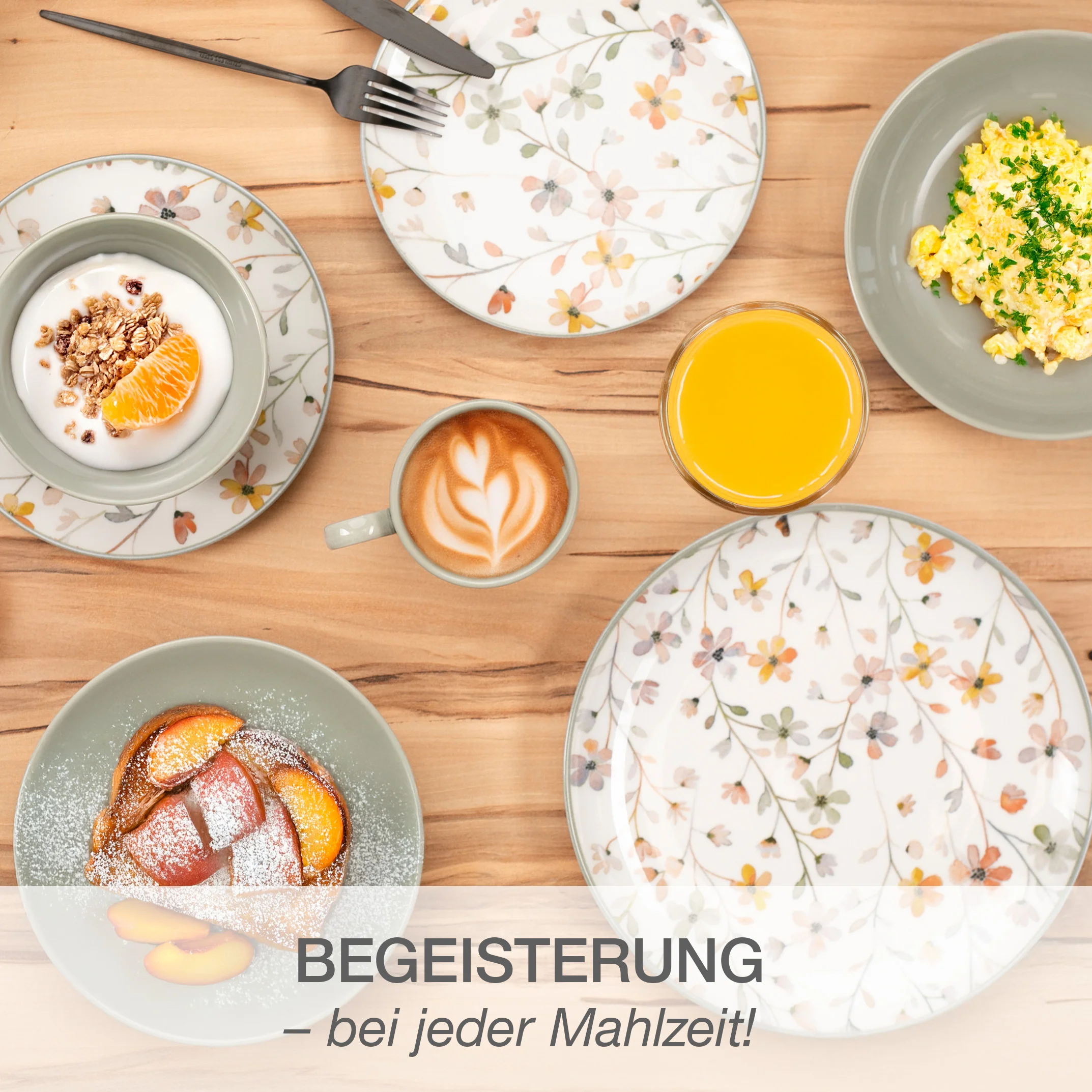 PRIMAVERA Geschirrset 24-teilig