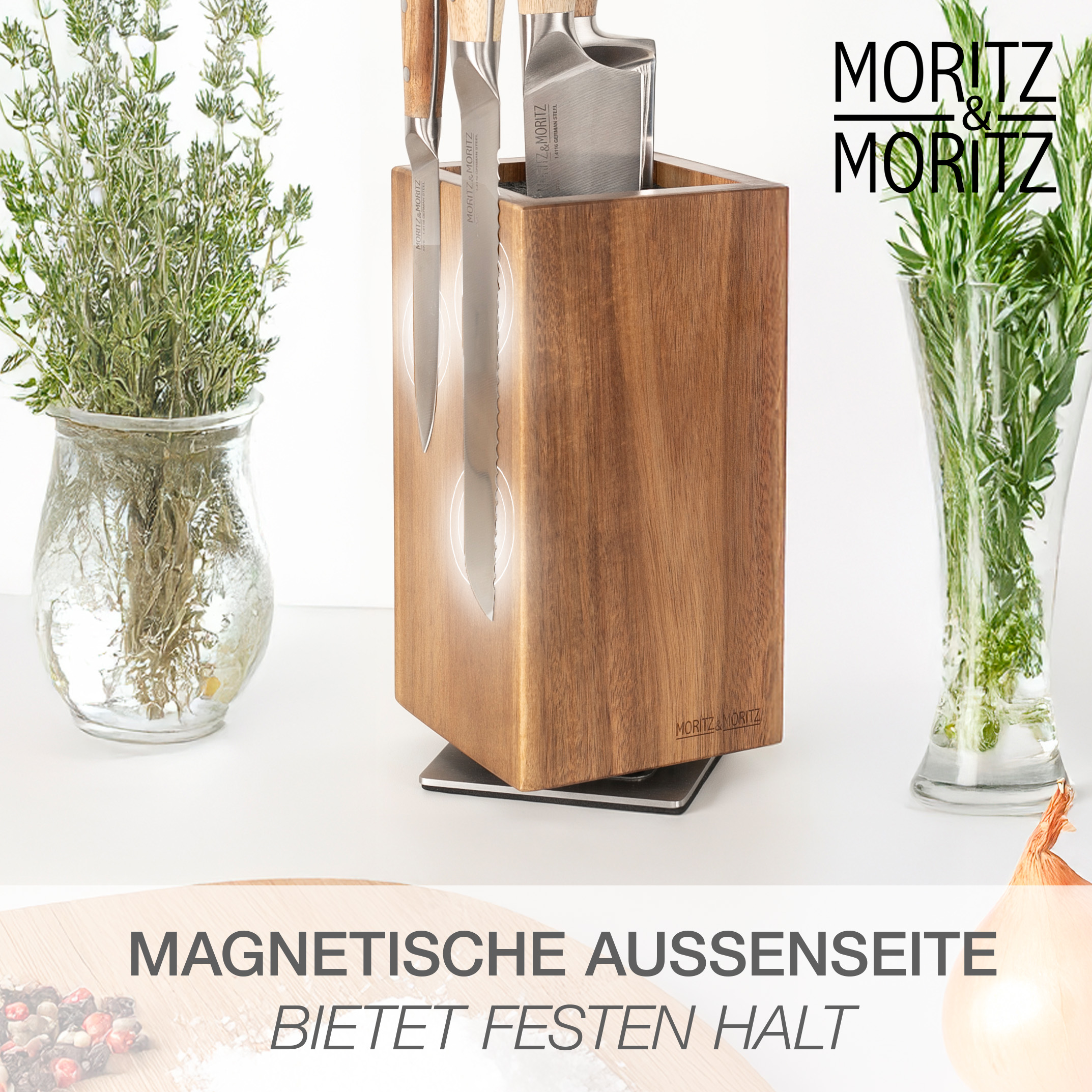 Messerblock Magnetisch 360 Grad