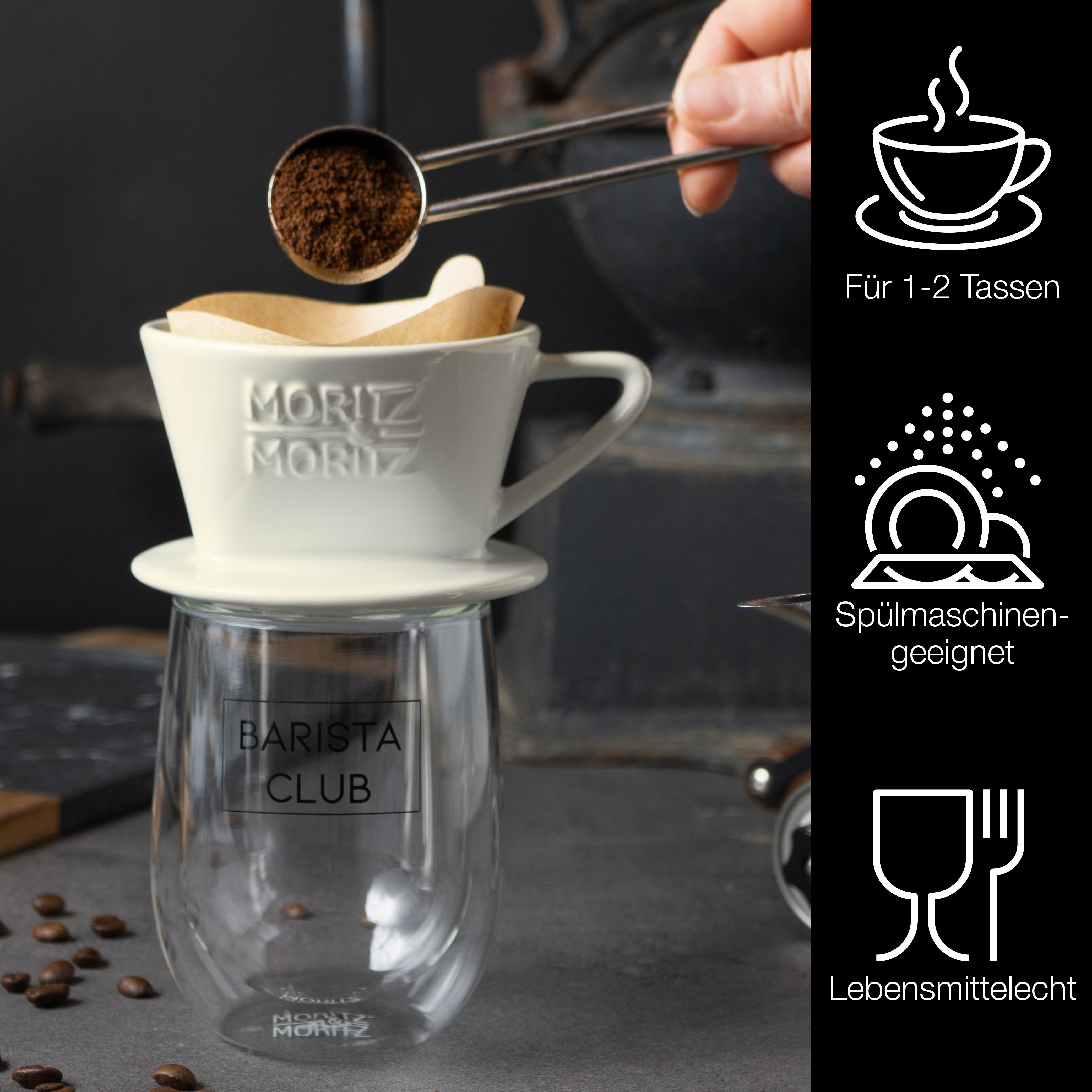 Kaffeefilter Größe 1 weiß