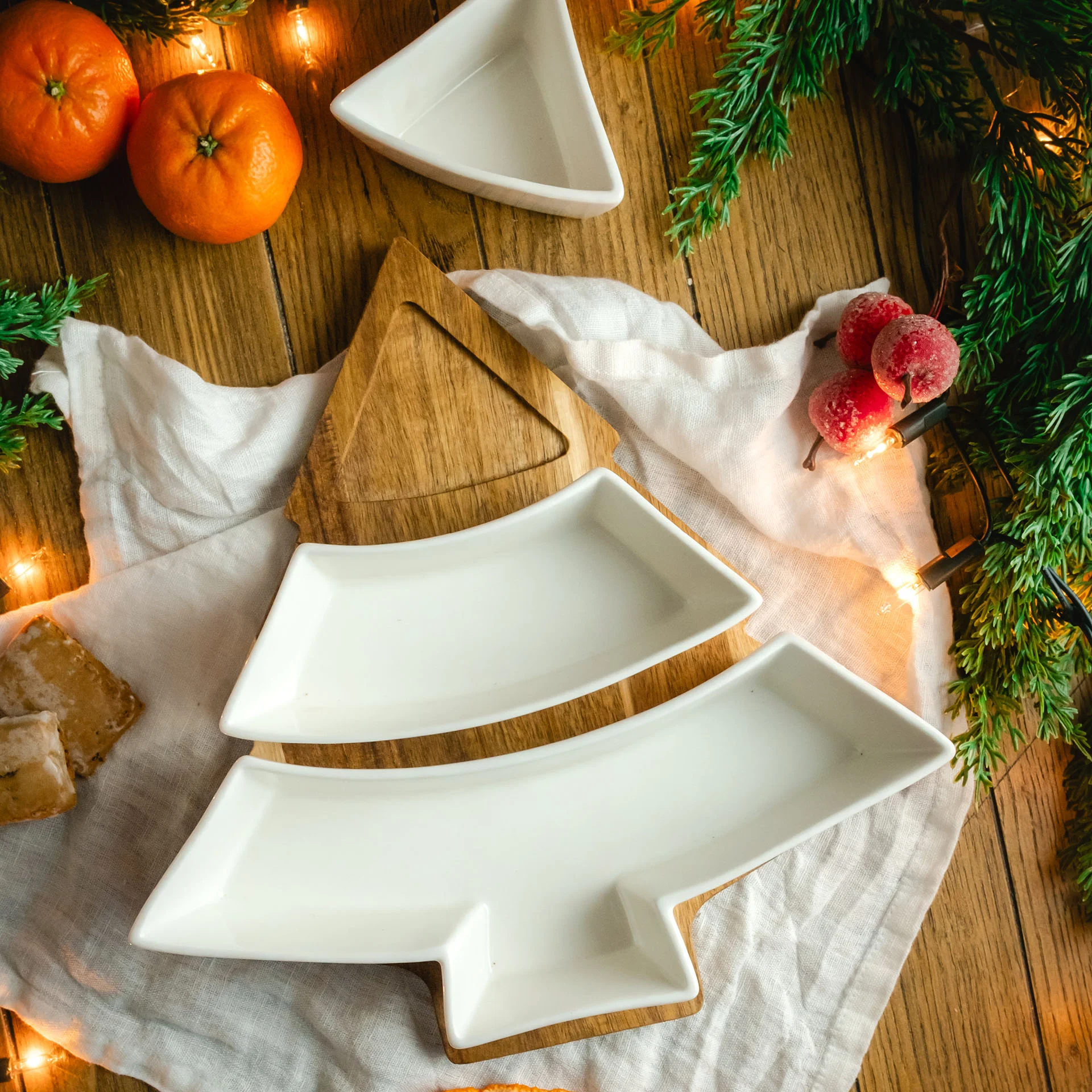 Servierschalen Set Tannenbaum 4-teilig, Ansicht 4