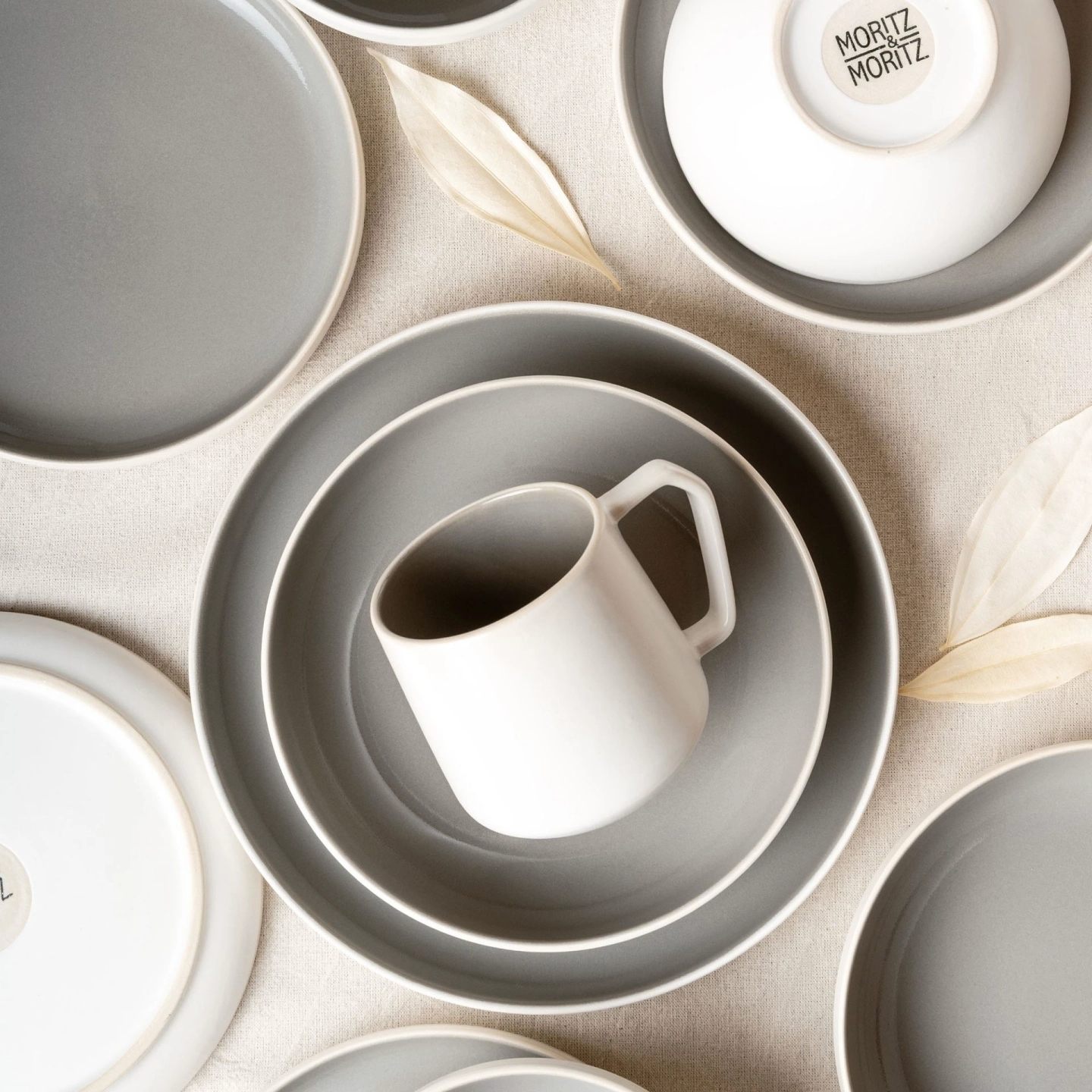 CAVO Kaffeebecher Set 6-teilig Stone