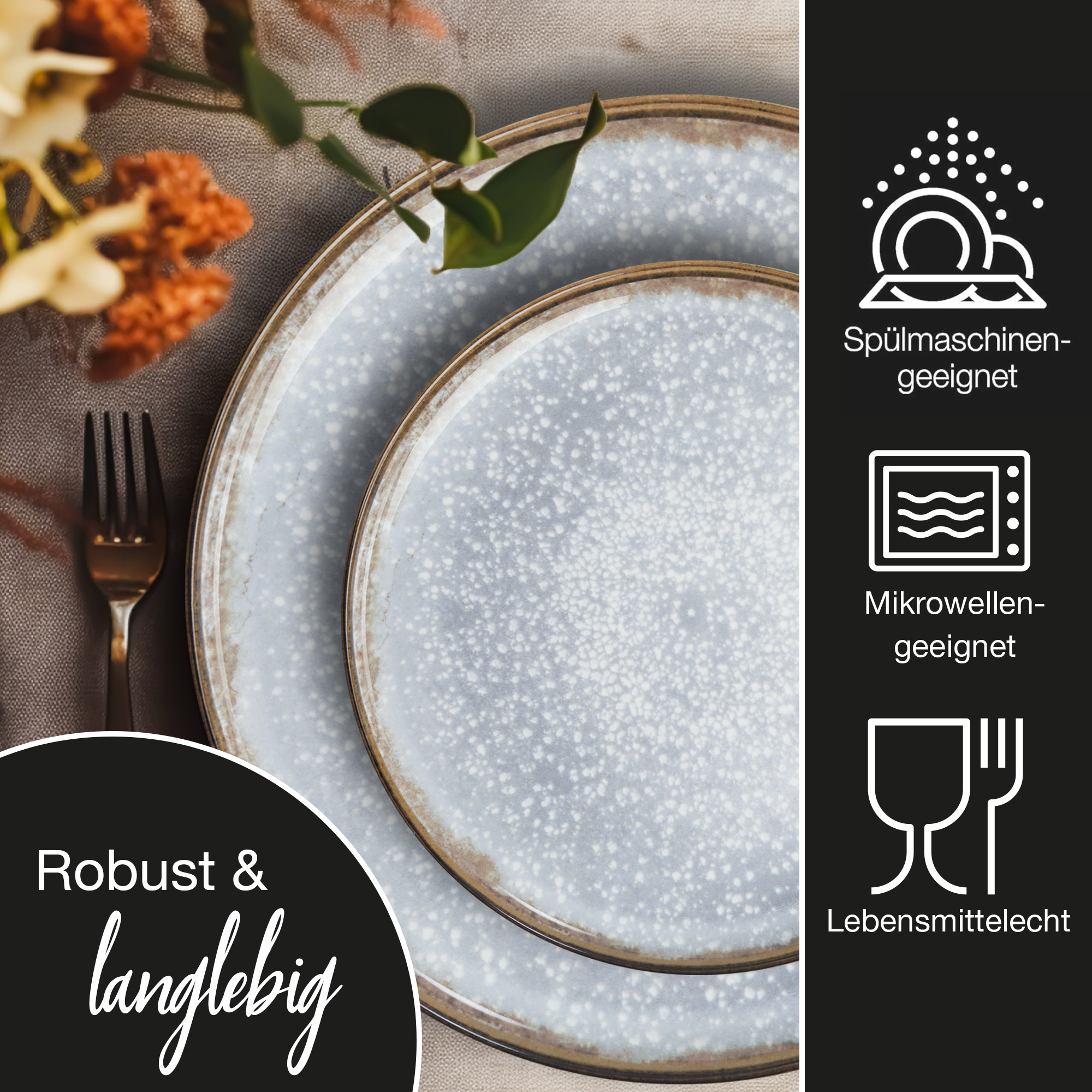 BLOSSOM 18-teilig Geschirr Set
