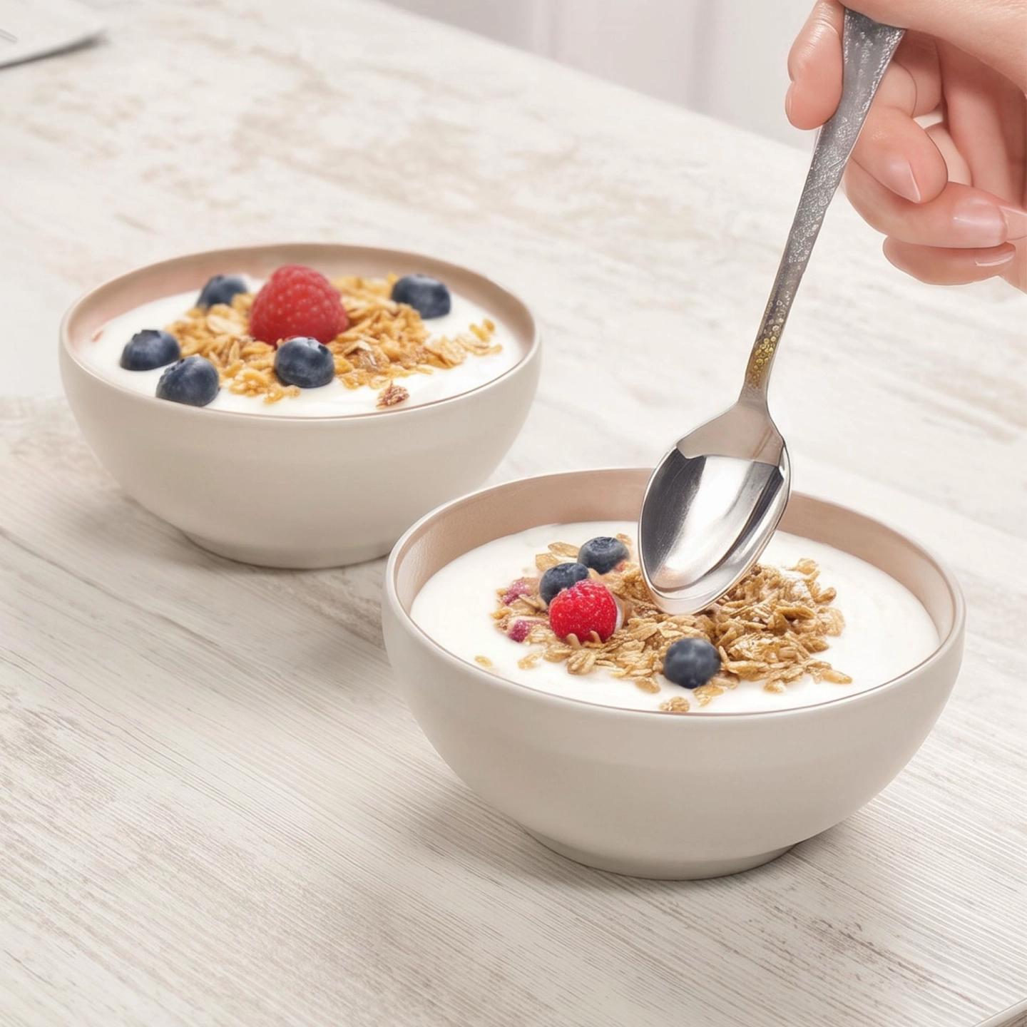CAVO Müslischalen 6er Set in Almond