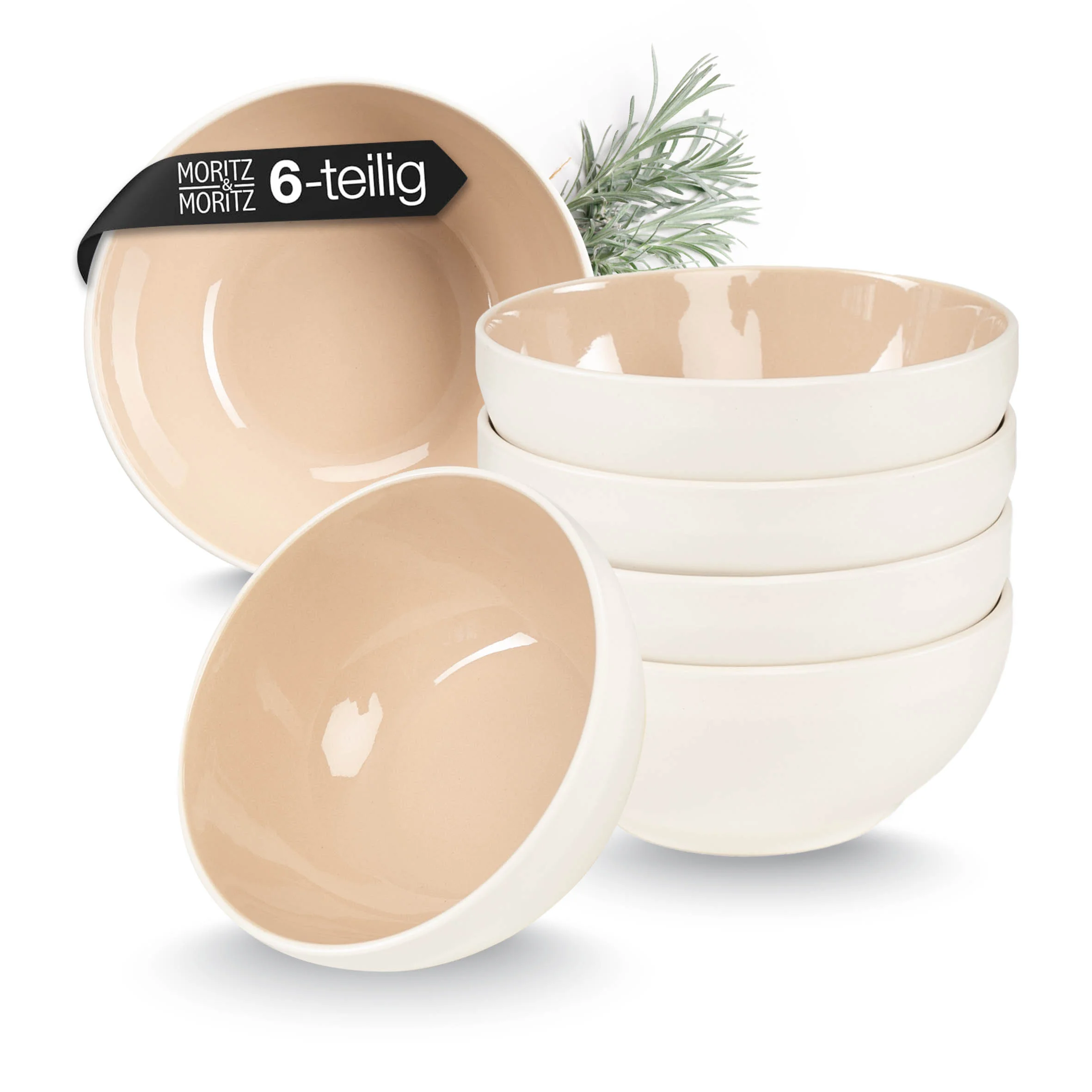 CAVO Müslischalen Set 6-teilig – Almond
