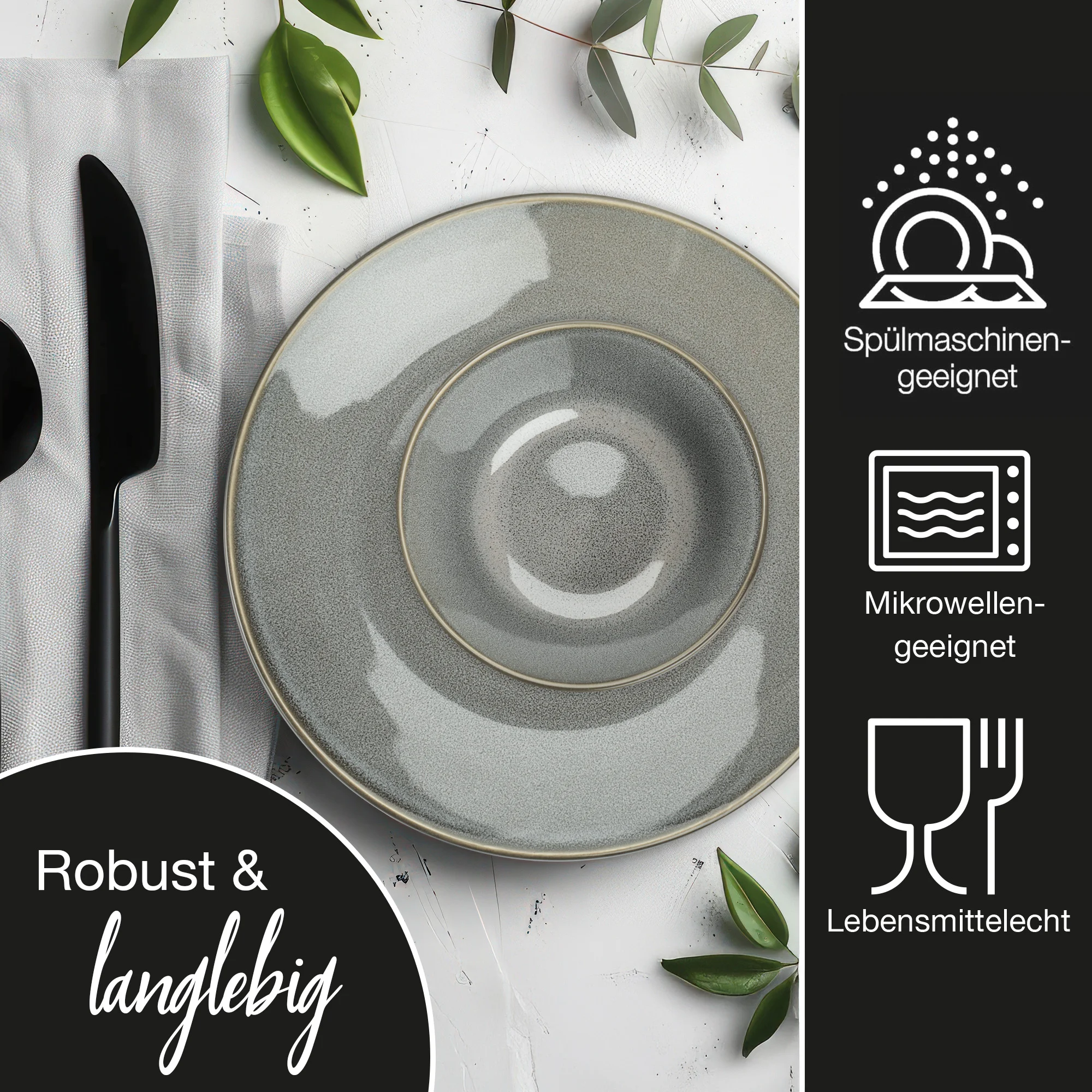 Moritz & Moritz CASTELLO 20-delige serviesset voor 4 personen, beige, bordenset van aardewerk, serviesset beige, bestaande uit 4 dinerborden, 4 dessertborden, 4 soepborden, 4 kommen en 4 kopjes Moritz & Moritz CASTELLO 20-delige serviesset voor 4 personen, beige, bordenset van aardewerk, serviesset beige, bestaande uit 4 dinerborden, 4 dessertborden, 4 soepborden, 4 kommen en 4 kopjes