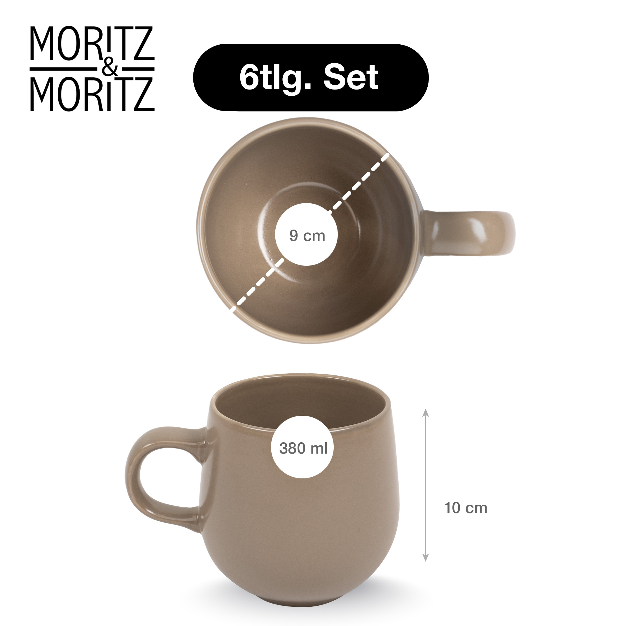 ALHAMBRA Kaffeebecher 6tlg