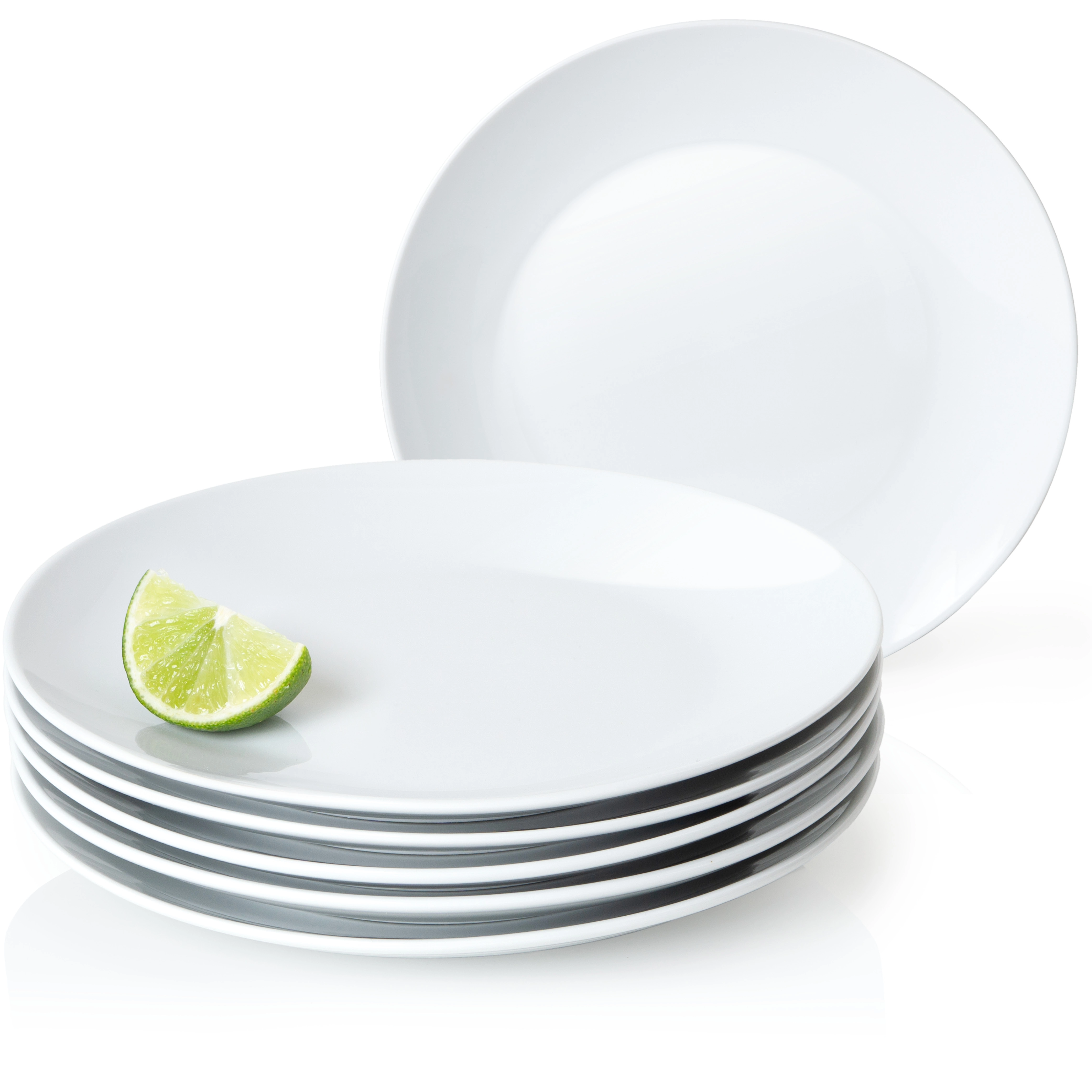 Dessertteller Weiß 6er Set 20,5 cm | BASIC