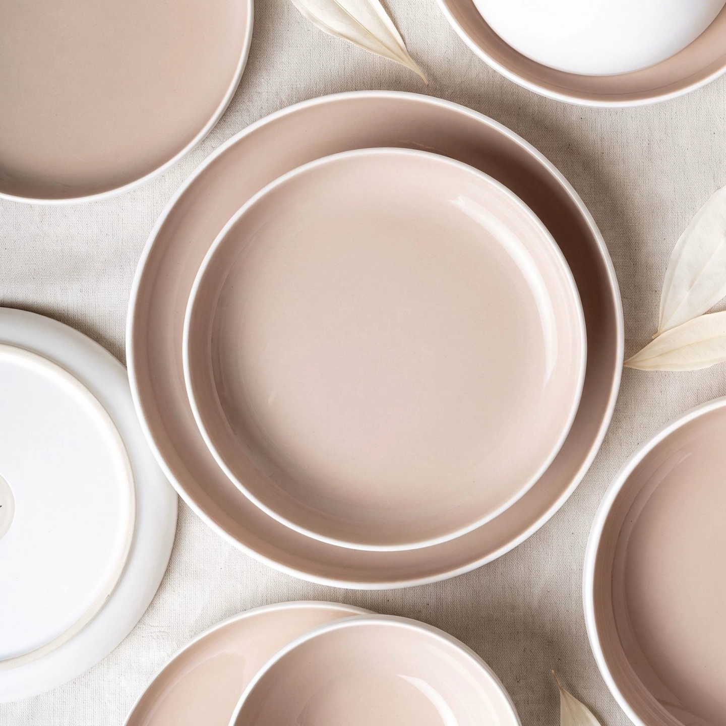 CAVO Geschirrset 36-teilig Almond
