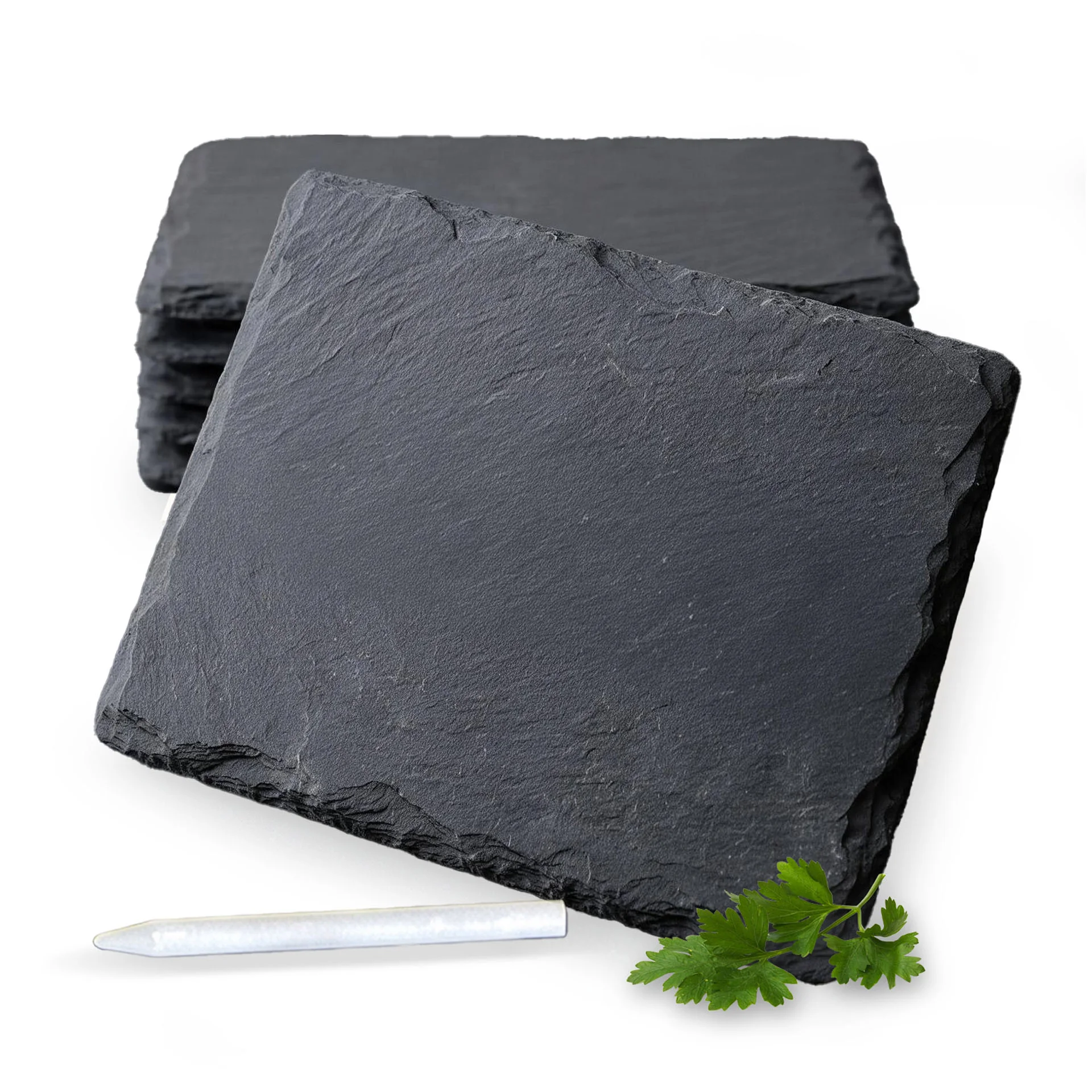 Schieferplatten 6er Set 22 x 16 cm Thyme