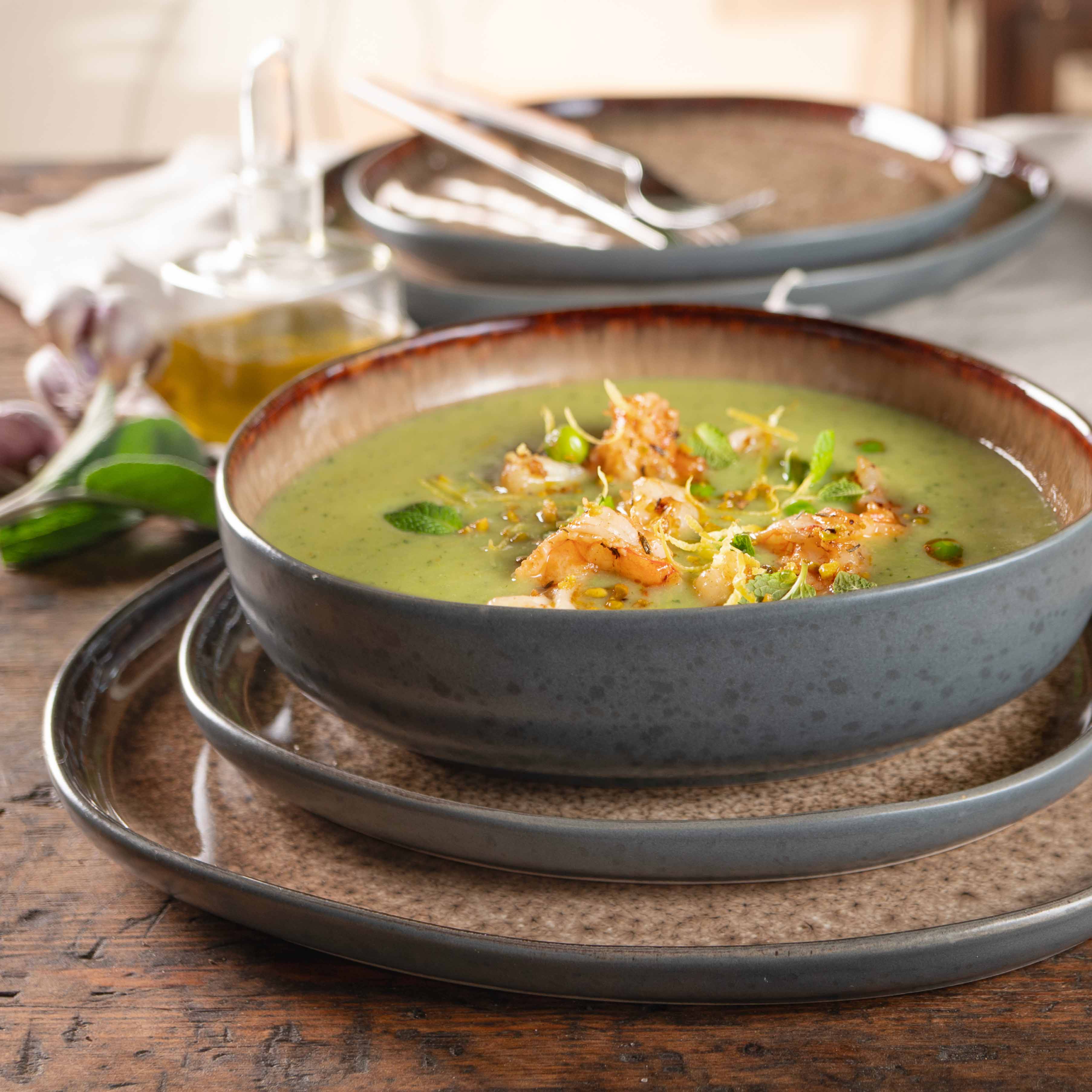 ORGANIC 36tlg Geschirr Set Beige